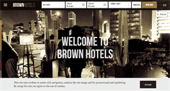Desktop Screenshot of brownhotels.com